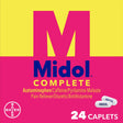 Midol Complete Menstrual Pain Relief Caplets W/ Acetaminophen. 24 Count