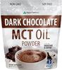 Opportuniteas MCT Oil Powder, Keto Creamer for Coffee, Tea, Drinks&Smoothies, Low Carb Keto Friendly, Boost Energy&Mental Focus, Supplement for Ketogenic Diet, Gluten Free&Non-Gmo, Dark Chocolate 6 Oz