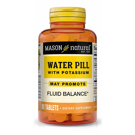 Mason Natural Water Pill with Potassium and Calcium - Supports Fluid Balance, 90 Tablets