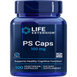 Life Extension PS Caps 100Mg - Phosphatidylserine Supplement for Brain Health - Healthy Cognitive Function, Memory, Focus, Concentration Support - Non-Gmo, Gluten-Free, Vegetarian - 100 Capsules