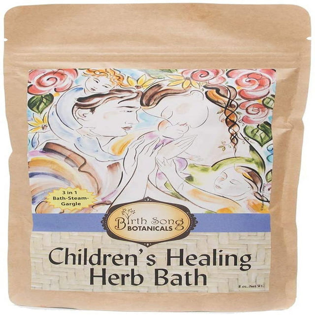 Birth Song Botanicals Children'S Healing Herb Bath for Allergy, 8Oz Bag Herbal Bath Salt