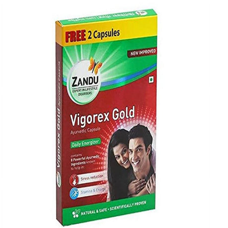 Zandu Vigorex Gold 10 Capsules Pack of 2