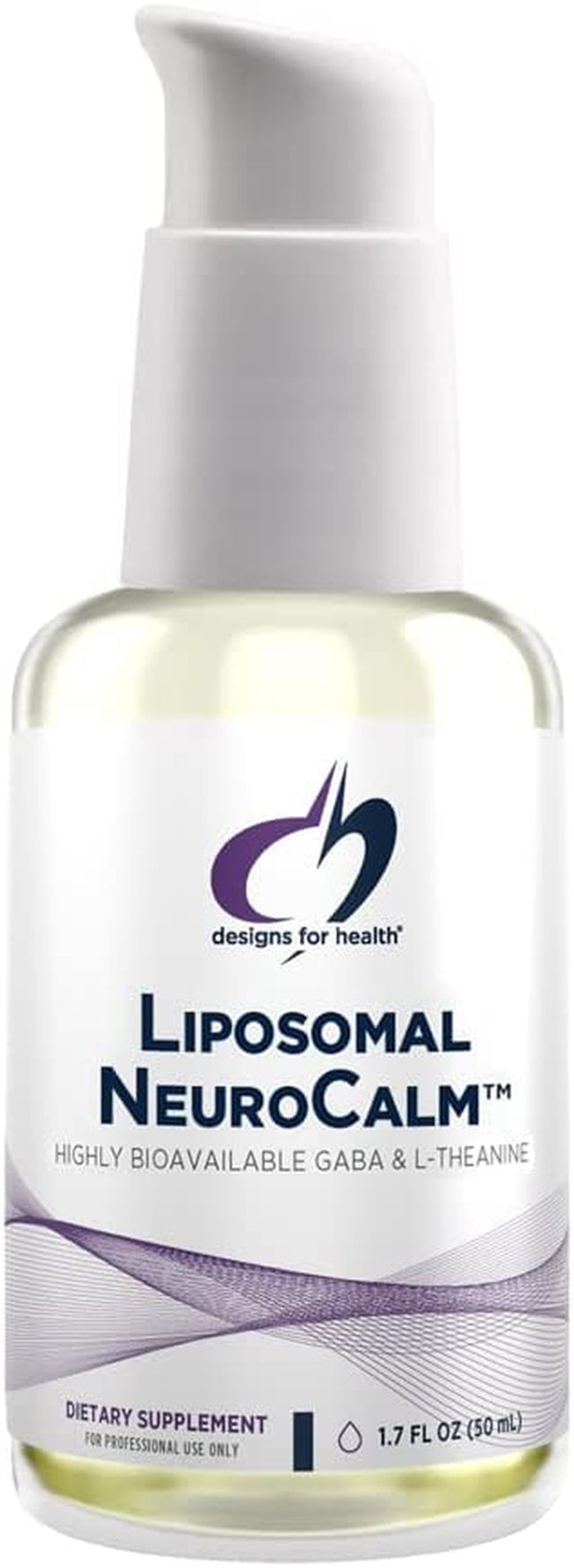 Designs for Health Liposomal Neurocalm - Liquid GABA + L-Theanine to Support Calm + Healthy Stress Response (25 Servings / 1.7Oz)