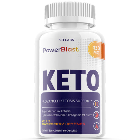 (1 Pack) Power Blast Keto - Fat Utilizing Weight Loss Formula - Natural Ketosis, Optimal Metabolism & Ketogenic Fat Burn - Weight Management Dietary Supplement Pills - 60 Capsules