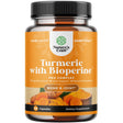 Turmeric Curcumin Capsules with Bioperine for Enhanced Absorption - Nature'S Craft Turmeric Supplement 180Ct for Natural Joint Support, Immune Boost, Antioxidant Detox Cleanse