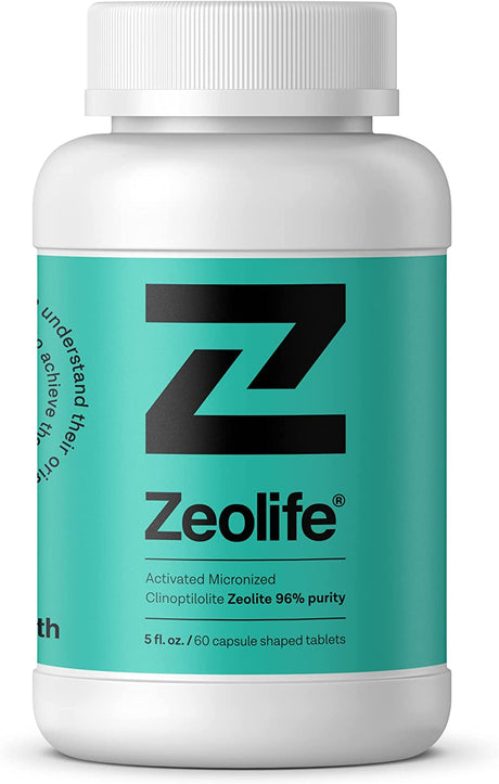 Zeolite-Activated 1 Gram per Capsule Micronized Clinoptilolite 96% Purity. Ultra FINE Includes 3 Bottles.