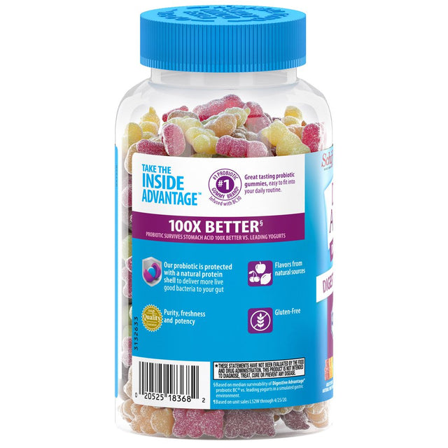 Schiff Digestive Advantage Probiotic, 120 Gummies | Offer Togo