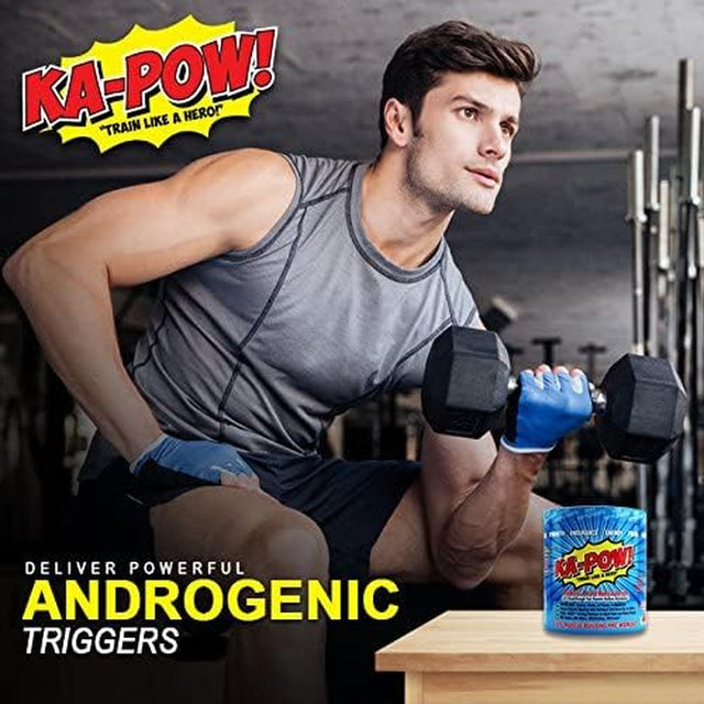 PREWORKOUT TESTOSTERONE BOOSTER - KA-POW! the Fastest Hitting ANABOLIC PRE WORKOUT SUPPLEMENT