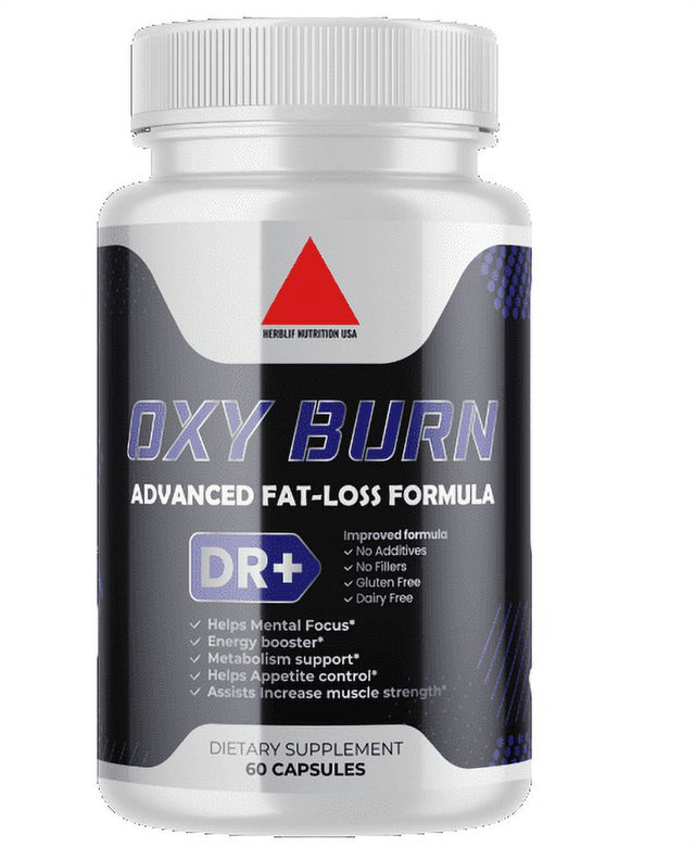 Oxy Burn Belly Fat Burner Pills to Lose Stomach Fat - Weight Loss Supplement, Men & Women - 60 Capsules