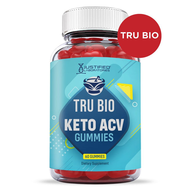 (3 Pack) Tru Bio Keto ACV Gummies 1000MG Dietary Supplement 180 Gummys