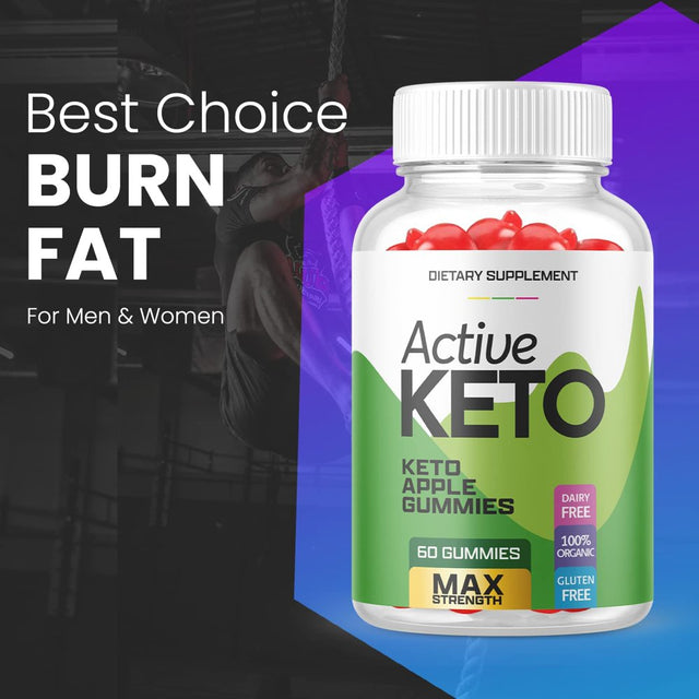 (5 Pack) Active Keto ACV Gummies - Supplement for Weight Loss - Energy & Focus Boosting Dietary Supplements for Weight Management & Metabolism - Fat Burn - 300 Gummies