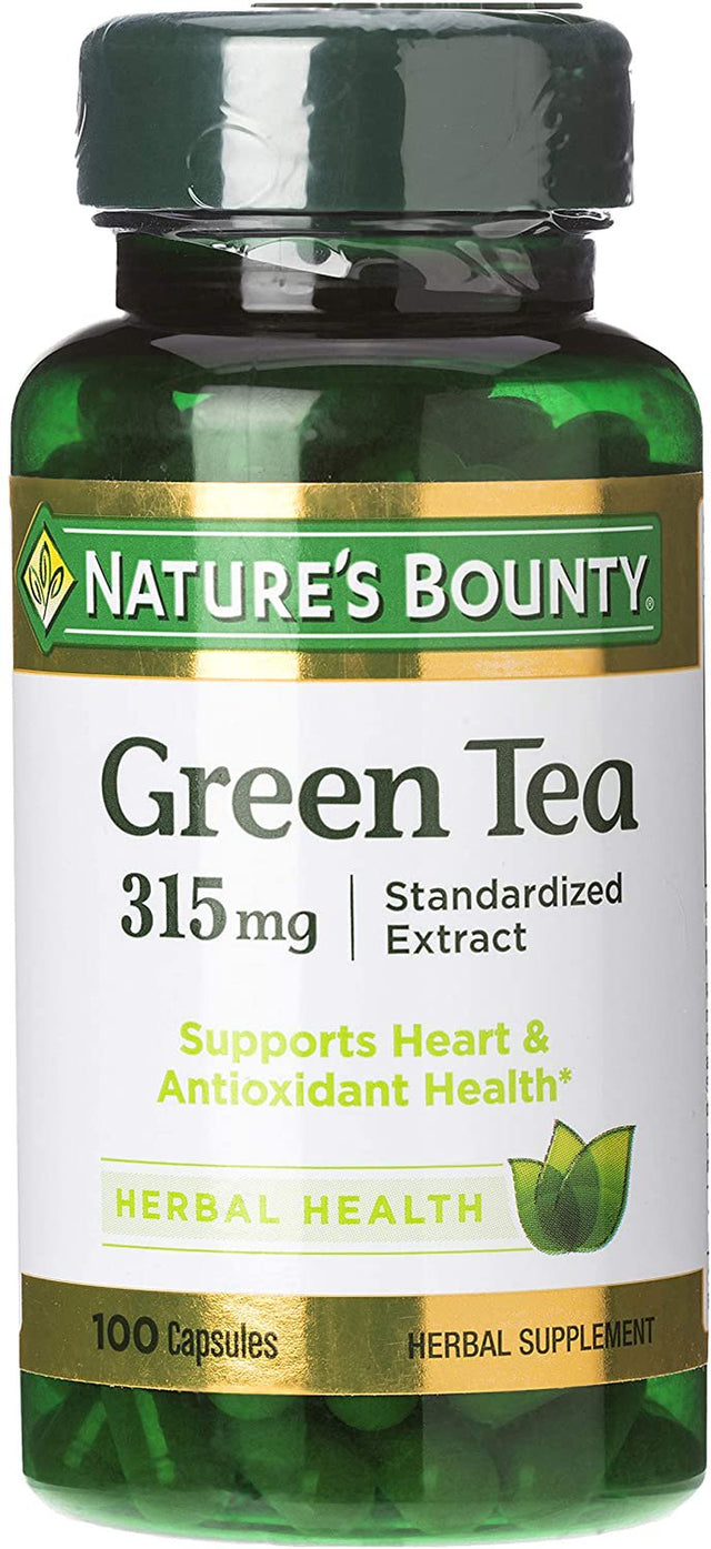 Nature'S Bounty Green Tea Extract 315 Mg Capsules 100 Ea (Pack of 5)