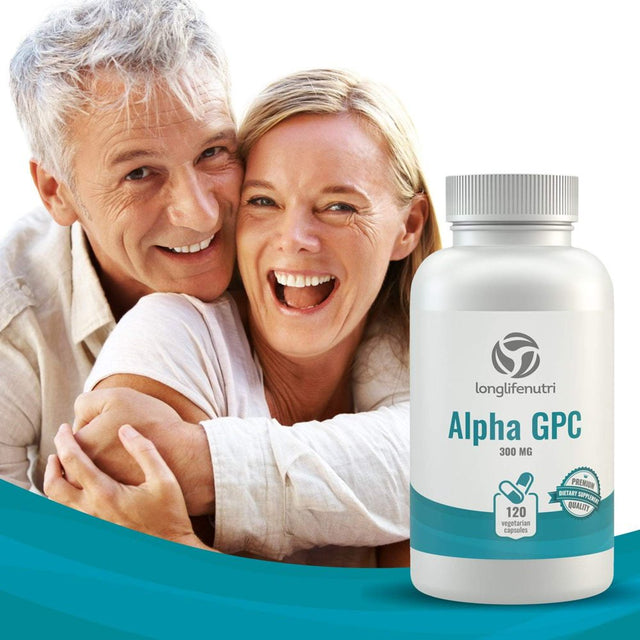 Alpha GPC Choline 300 Mg - 120 Vegetarian Capsules