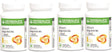 Herbalife Afresh Energy Drink Mix Lemon Flavour - Combo Pack of 4