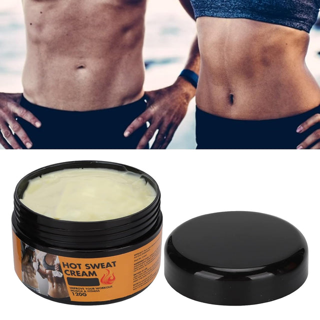 120G Hot Sweat Cream, Firming Body Lotion for Women and Men and Body Sculpting Cellulite Workout,Improve Exercise Efficiency Soothe Muscles Burn Calories Slimming Gel for Fitness People