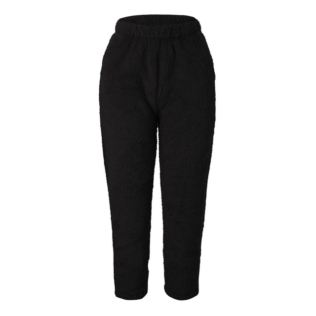 Wendunide Sweatpants Women Women Warm Fitness Sport Leggings Winter Legging Pants Thermal Underwear Bottoms Black L