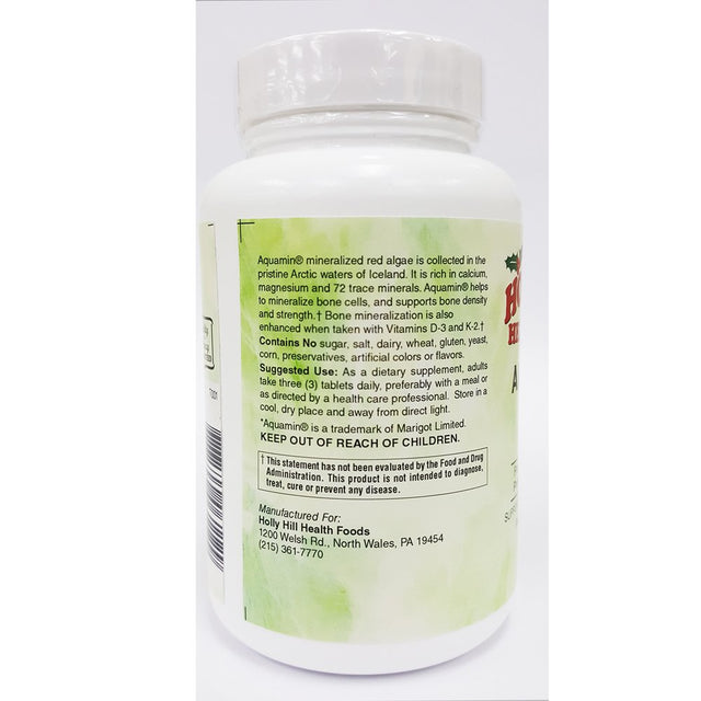 Holly Hill Health Foods Algae Based Calcium 1,000 Mg, 90 Tablets