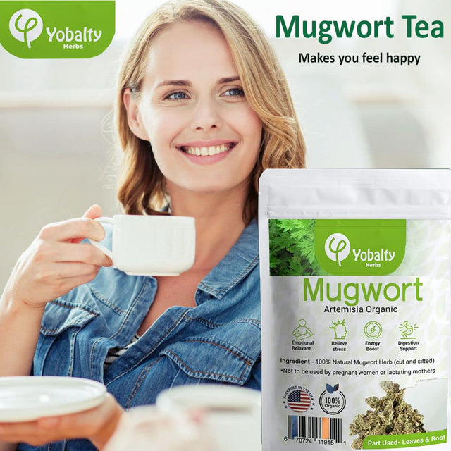 Mugwort Organic, 1 Oz, Lucid Dream Tea, Artemisia Vulgaris, Mugwort Dried Herbs, Herbal Leaves Tea, Mugwort Herb Loose Leaf, Improves Digestion, Helps to Sleep.