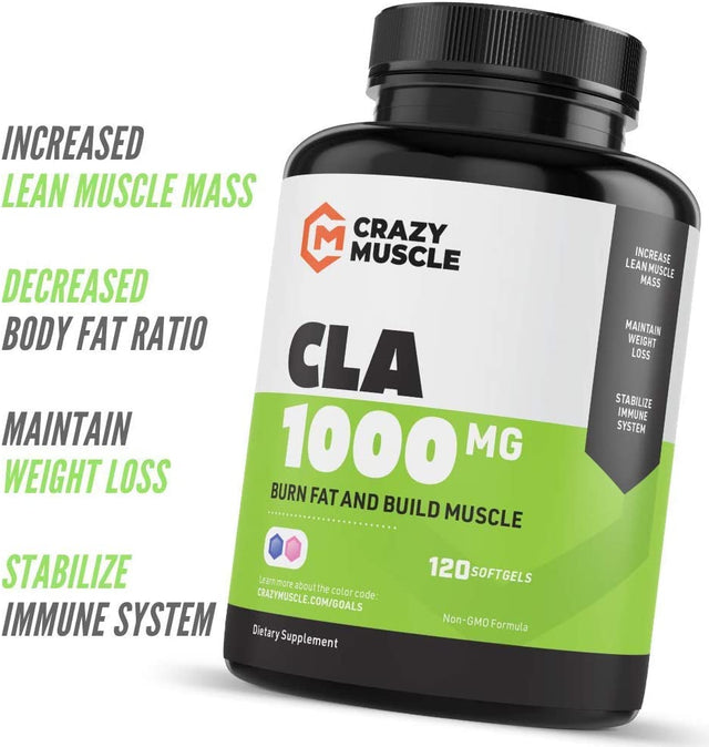 Crazy Muscle Get Leaner with BCAA, CLA and Glutamine