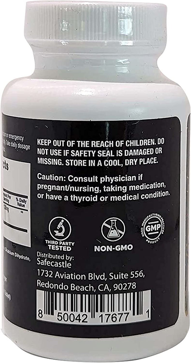 Thyroki Potassium Iodide Tablets Non-Gmo Fast Dissolving Tablets 130 Mg (150 Tablets) | Ki Pills Iodine Tablets ✅| anti Nuclear Fallout Pills | Thyroid Support | Dietary Supplement YODO Naciente ✅