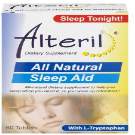 Alteril All Natural Sleep Aid 60 Tablets (Pack of 2)