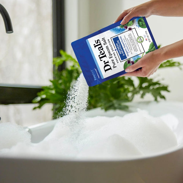 Dr Teal'S Refresh & Revitalize Epsom Salt Soaking Solution with Superfoods, 3 Lbs