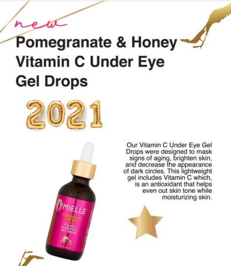 Mielle Organics Pomegranate & Honey Vitamin C Drops 2 Oz