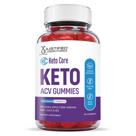 (5 Pack) Keto Core ACV Gummies 1000MG Dietary Supplement 300 Gummys