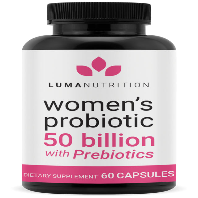 Probiotics for Women with Prebiotics - 50 Billion CFU - Formulated for Digestive, Immune & Feminine Support - 60 Capsules