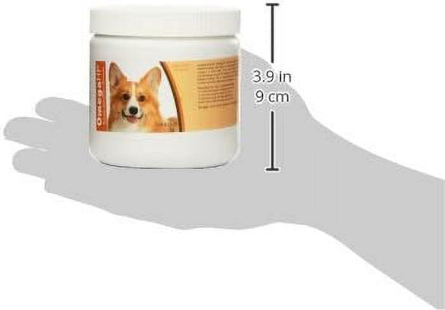 Healthy Breeds Pembroke Welsh Corgi Omega HP Fatty Acid Skin and Coat Support Soft Chews