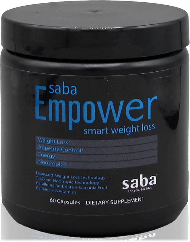 Saba Empower Smart Pills-Weight Loss, Appetite Suppressant, Fat Burner, Boost Energy, Better Mood, More Focus