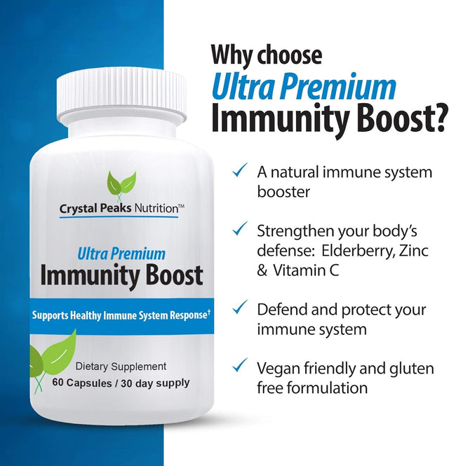 Lung Health and Immunity System Support Supplements | Improve Breathing and Strengthen Your Immune Defense | 30-Day Supply of Each