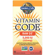 Garden of Life Vitamin Code Raw D3 5000 IU, 60 Capsules