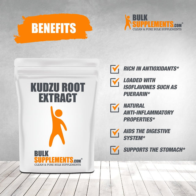 Bulksupplements.Com Kudzu Root Extract Powder - Kudzu Root Supplement (100 Grams - 3.5 Oz)