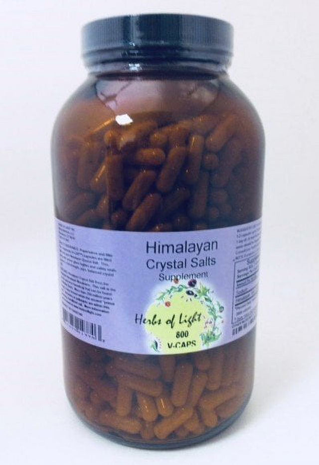 Herbs of Light Himalayan Crystal Salts Capsules 800 Capsule