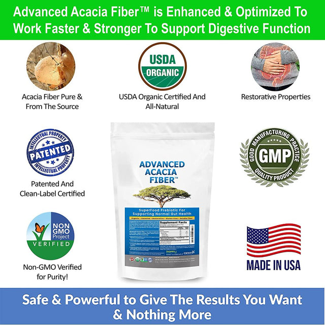 Kidney Restore Advanced Acacia Fiber: Superfood Prebiotic for Supporting Normal Gut Health, 2.5 Lb. Bag