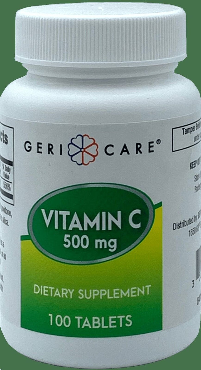 Geri Care Vitamin C 500 Mg Dietary Supplement Tablets 100 Ct