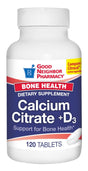 GNP Calcium Citrate + Vitamin D3 120 Tablets