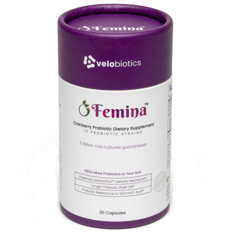 Femina Probiotics for Women with Cranberry Extract (30 Caps)