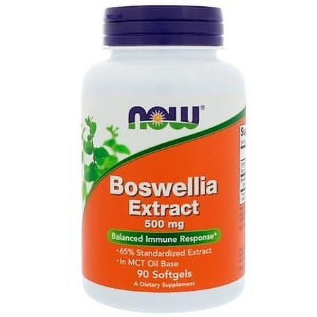 Now Foods, Boswellia Extract, 500 Mg, 90 Softgels (Pack of 2)