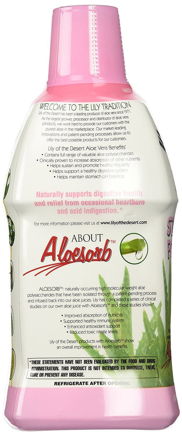 Lily of the Desert Aloe Herbal Stomach Formula Fresh Mint - 32 Fl Oz