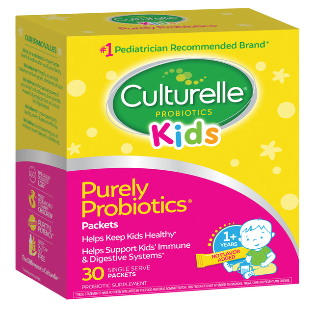 Culturelle Kids Daily Probiotic Supplement for Kids 3+, Supports a Healthy Immune & Digestive System*, 30 Single Packets