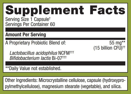 Metagenics Ultraflora Balance - Daily Probiotic for Immune Support and Digestive Health, Designed to Support a Healthy Intestinal Environment - 60 Count