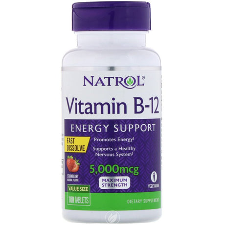 Natrol Vitamin B-12 5000MCG Fast Dissolve 100 Tablet