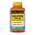 Mason Natural Calcium 600 Mg plus Vitamin D3 - Strengthens Muscle Function, Supports Healthy Bones and Overall Health, 200 Tablets