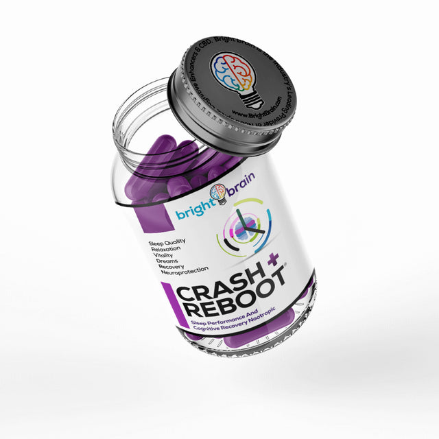 Crash & Reboot | Award Winning Nootropic Sleep Aid for Restorative Sleep, Recovery, Neuroprotection, & More