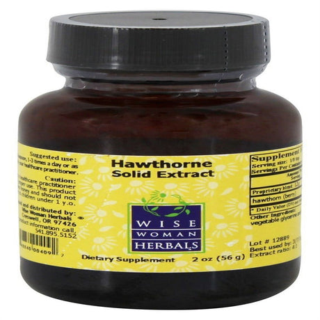 Wise Woman Herbals - Hawthorne Solid Extract - 2 Oz.