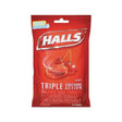 Triple Action Cough Drops Cherry, 30/Bag, 12 Bags/Box