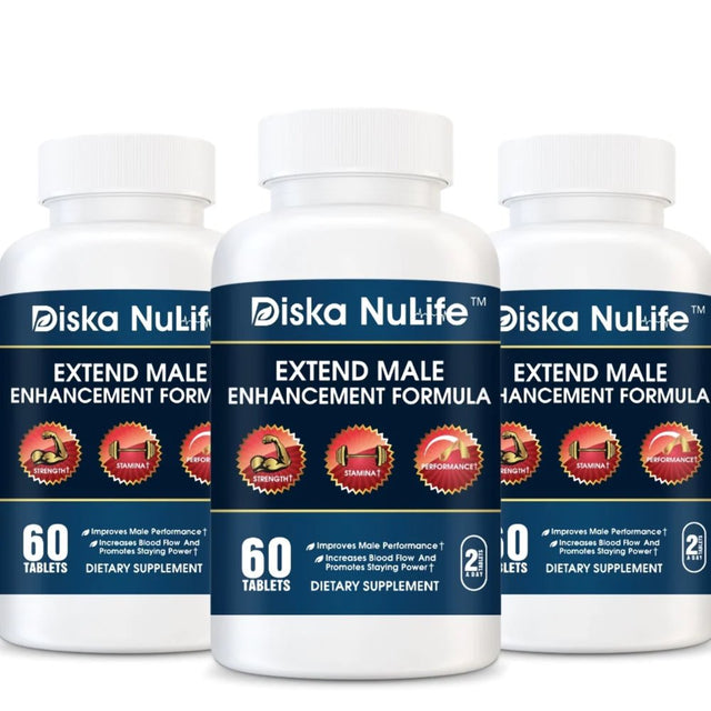 Diska Nulife Extend Male Strengthen | Enhanced Stamina and Endurance - 60 Tablets