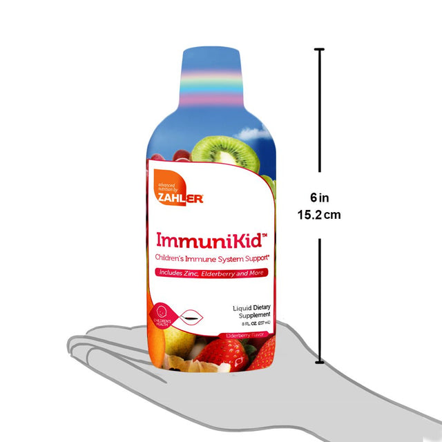 Zahler Immunikid Liquid, Immune Support Supplement, 8Oz